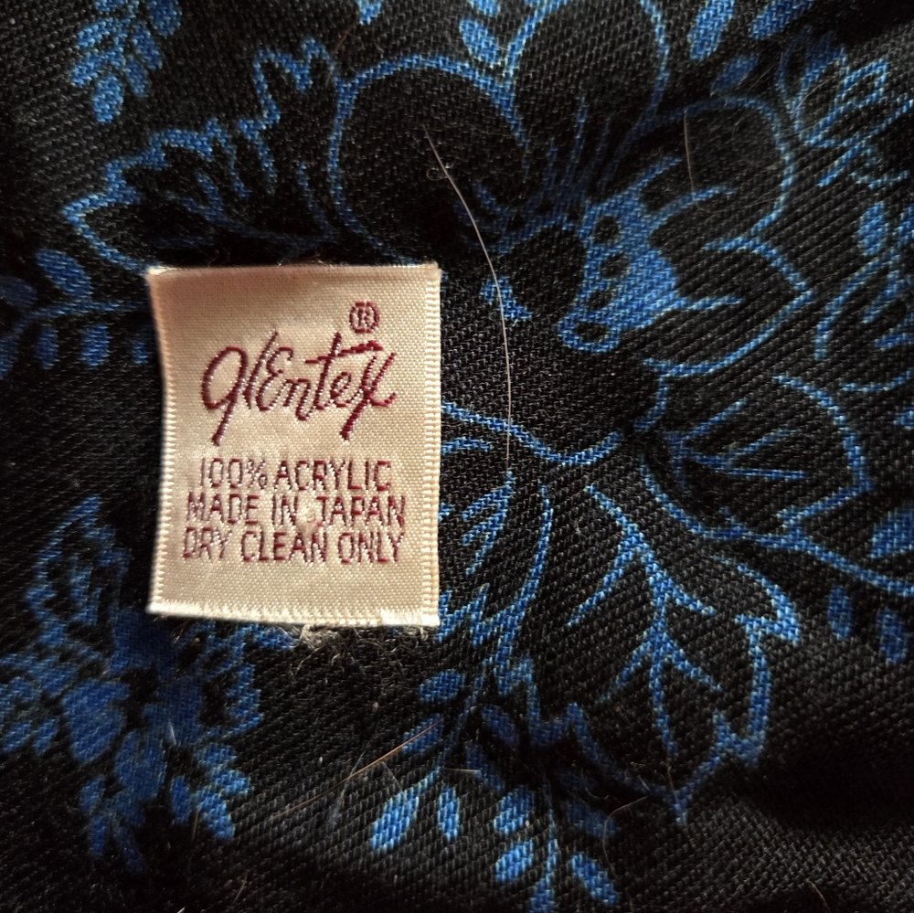 Glentex purple and blue scarf